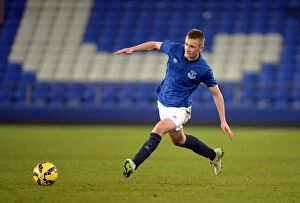 Images Dated 21st January 2015: FA Youth Cup: Callum Connolly's Brilliant Performance for Everton Against Southampton (Fourth Round)
