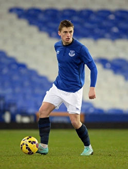 FA Youth Cup: Everton vs Southampton Fourth Round Clash at Goodison Park - Jonjoe Kenny in Action