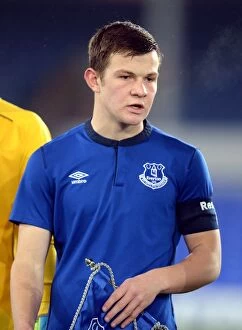 Images Dated 21st January 2015: FA Youth Cup: Everton's James Thorniley Shines at Goodison Park Against Southampton (Fourth Round)