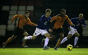 Framed Print : FA Youth Cup: Garbutt vs Dell Showdown - Everton's Luke Garbutt vs Wolverhampton Wanderers Dominic Dell at Stobart Stadium Framed Print : FA Youth Cup: Garbutt vs Dell Showdown - Everton's Luke Garbutt vs Wolverhampton Wanderers Dominic Dell at Stobart Stadium