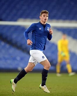 Images Dated 21st January 2015: FA Youth Cup: Ryan Ledson's Brilliant Performance at Goodison Park as Everton Tops Southampton