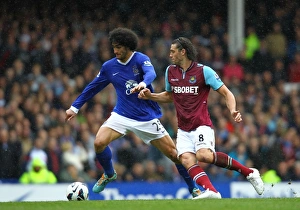 Fellaini vs. Carroll: Everton's Battle for Victory (2-0 vs. West Ham United, Barclays Premier League)