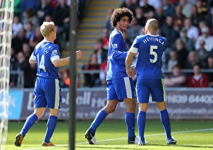 Swansea City 0 V Everton 3 : Liberty Stadium : 22-09-2012 Prints: Fellaini's Hat-Trick: Everton Crushes Swansea City 3-0 (September 22)