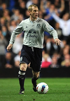15 October 2011 Chelsea V Everton Prints: Fierce Face-Off at Stamford Bridge: Tony Hibbert vs. Chelsea (2011)