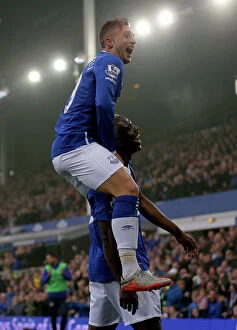Images Dated 1st November 2015: Five-Goal Blitz: Arouna Kone's Unforgettable Day at Goodison Park