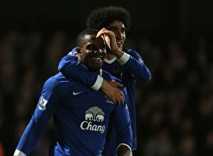 Images Dated 7th January 2013: Five-Star Fellaini: Everton's Dominance Over Cheltenham Town in FA Cup (January 7, 2013)