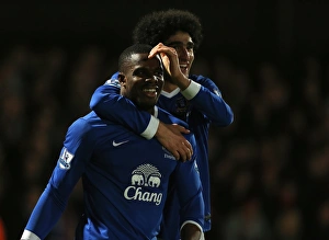 FA Cup Prints: Five-Star Fellaini: Everton's Dominance Over Cheltenham Town in FA Cup (January 7)