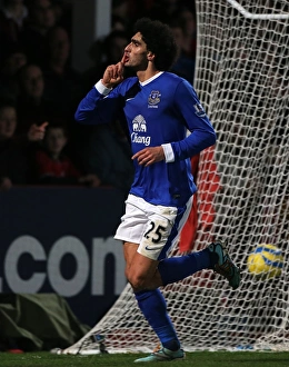FA Cup : Round 3 : Cheltenham Town 1 V Everton 5 : Whaddon Road : 07-01-2013 Prints: Five-Star Fellaini: Everton's R rout over Cheltenham Town in FA Cup Third Round (07-01-2013)