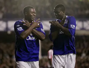 Five-Star Yakubu: Everton's Unforgettable Victory Dance Against Sunderland in the Premier League (2007)