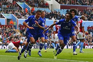Season 08-09 Gallery: Aston Villa v Everton Collection