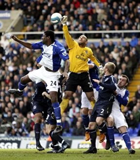 Images Dated 12th April 2008: Football - Birmingham City v Everton Barclays Premier League - St Andrews