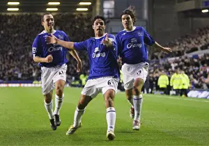 Nuno Valente Prints: Football - Everton v Bolton Wanderers FA Barclays Premiership - Goodison Park - 06 / 07 - 18 / 11 / 06 Evertons Mikel