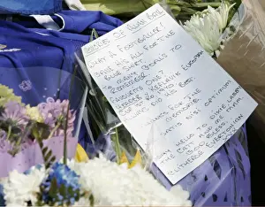 Football - Everton v Manchester United FA Barclays Premiership - Goodison Park - 28 / 4 / 07 A tribute l