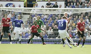 Football - Everton v Manchester United FA Barclays Premiership - Goodison Park - 28 / 4 / 07 Alan Stubbs