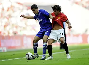 2009 Prints: Football - Everton v Manchester United FA Cup Semi