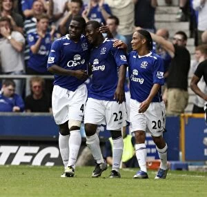 Images Dated 11th May 2008: Football - Everton v Newcastle United Barclays Premier League - Goodison Park - 11 / 5 / 08 Yakubu