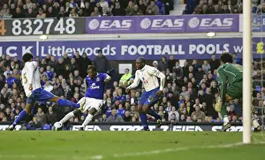 Goal Pic Prints: Football - Everton v Portsmouth - Barclays Premier League - Goodison Park - 07 / 08 - 2 / 3 / 08 Yakubu scores