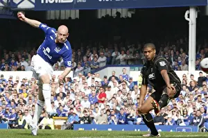 Football - Everton v Portsmouth FA Barclays Premiership - Goodison Park - 5 / 5 / 07 Evertons Lee Carsl