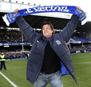 Images Dated 14th January 2007: Football - Everton v Reading FA Barclays Premiership - Goodison Park - 14 / 1 / 07 American actor Slyves