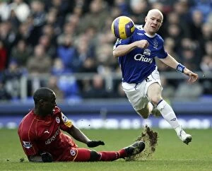 Football - Everton v Reading FA Barclays Premiership - Goodison Park - 14 / 1 / 07 Evertons Andy Johnso