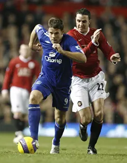 James Beattie Prints: Football - Manchester United v Everton FA Barclays Premiership - Old Trafford - 29 / 11 / 06 Manchester
