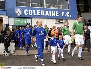 Andy Johnson Collection: Football - Northern Ireland XI v Everton - Pre Season Friendly - Coleraine Showgrounds - 14 / 7 / 07