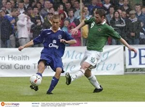 Northern Ireland Collection: Football - Northern Ireland XI v Everton - Pre Season Friendly - Coleraine Showgrounds - 14 / 7 / 07