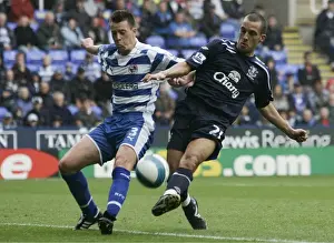 Reading V Everton Prints: Football - Reading v Everton - FA Barclays Premier League - The Madejski Stadium - 07 / 08 - 18 / 8 / 07 Leon Osman