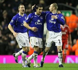 Images Dated 20th January 2009: A Football Rivalry: Liverpool vs. Everton - Season 08-09