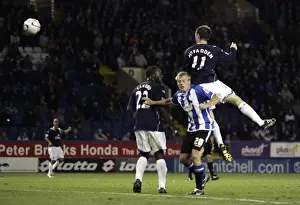 Football - Sheffield Wednesday v Everton Carling Cup Third Round - Hillsborough - 26 / 9 / 07 Evertons James McFadden (R) scores his sides second goal Mandatory Credit: Action Images / Ryan