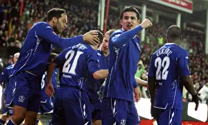 Football - SK Brann Bergen v Everton UEFA Cup Third Round First Leg - Brann Stadium