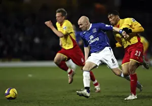 Watford V Everton Prints: Football - Watford v Everton FA Barclays Premiership - Vicarage Road - 24 / 2 / 07 Evertons Andy Johnson in action