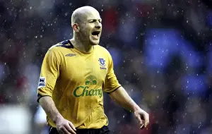Football - Wigan Athletic v Everton FA Barclays Premiership - The JJB Stadium - 21 / 1 / 07 Evertons Le