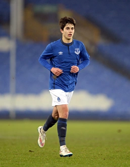 Fourth Round FA Youth Cup Showdown: Everton's Liam Walsh Shines at Goodison Park vs Southampton