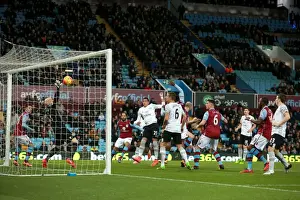 Aston Villa V Everton - Villa Park Prints: Funes Mori Scores First Everton Goal: Aston Villa vs. Everton, Barclays Premier League