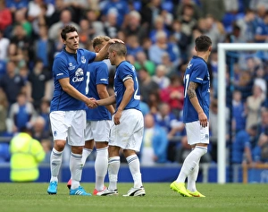 Full Length Prints: Gareth Barry and Leon Osman's Emotional Reunion: Everton's Farewell to Leon Osman (vs)