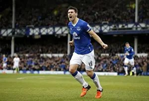 Framed Print : Gareth Barry Scores First Goal for Everton: Everton 1-0 Swansea City, Barclays Premier League, Goodison Park Framed Print : Gareth Barry Scores First Goal for Everton: Everton 1-0 Swansea City, Barclays Premier League, Goodison Park