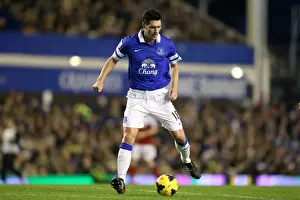 Everton 4 V Fulham 1 : Goodison Park : 14-12-2013 Prints: Gareth Barry's Brilliant Performance: Everton's 4-1 Crush of Fulham (December 14)