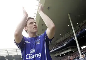 Gary Naysmith of Everton Football Club Shows Appreciation to Adoring Fans