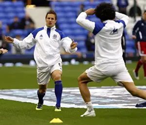 31 March 2012 V West Bromwich Albion, Goodison Park Prints: Gearing Up: Phil Jagielka of Everton FC Prepares for Barclays Premier League Clash Against West Bromwich Albion