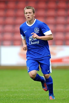 Season 2012-13 Prints: George Green in Action: Everton FC's Pre-Season Friendly at Firhill Stadium Against Partick Thistle Reserves