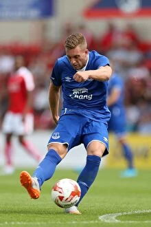Images Dated 11th July 2015: Gerard Deulofeu in Action: Everton's Pre-Season Friendly vs Swindon Town at The County Ground