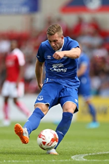 Gerard Deulofeu in Action: Everton's Pre-Season Friendly vs Swindon Town at The County Ground
