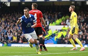 Everton 2 V Manchester United 0 : Goodison Park : 21-04-2014 Prints: Glory at Goodison: Mirallas Brace Sinks Manchester United (April 21, 2014)