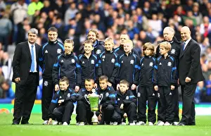 30 October 2010 Everton V Stoke City Prints: Half-Time at Goodison Park: Everton FC's Team Presentation vs Stoke City