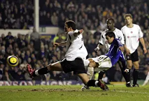 Everton V Charlton Prints: Heartbreaking Miss: Tim Cahill Denied Everton Hat-Trick