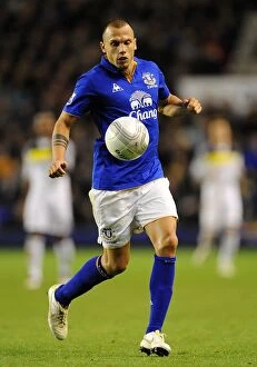 Images Dated 26th October 2011: Heitinga's Heroics: Everton's Upset Over Chelsea in Carling Cup Round 4 (26 October 2011)