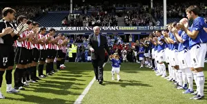 Howard Kendall and Granddaughter: A Special Pre-Match Moment at Everton