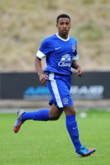 Framed Print : Ibou Touray Leads Everton Reserves in Pre-Season Friendly Against Partick Thistle at Firhill Stadium Framed Print : Ibou Touray Leads Everton Reserves in Pre-Season Friendly Against Partick Thistle at Firhill Stadium