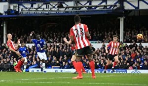 Everton v Sunderland - Goodison Park Collection: Idrissa Gueye Scores First Everton Goal: Everton 1-0 Sunderland, Premier League (Goodison Park)
